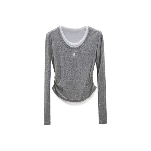 Cypress House Светло-серые Женские T-рубашки