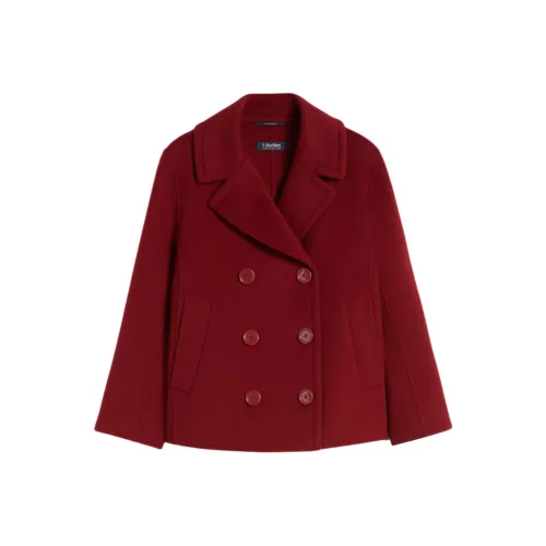 'S MAX MARA Red Women's Coat 'S MAX MARA Красный Женское Пальто