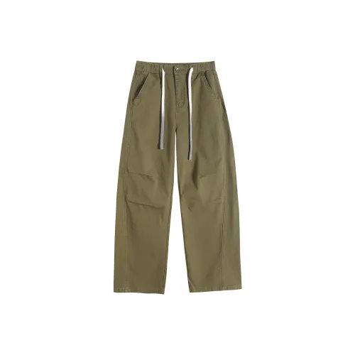 Tonlion Хаки Зеленые Женские Повседневные Штаны