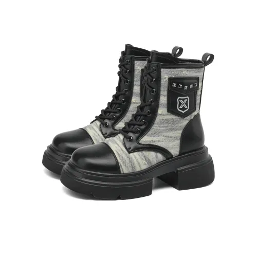 FOXER MID Голень Ботинки Мартин Boot Женские