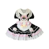 Черное платье в стиле Лолита