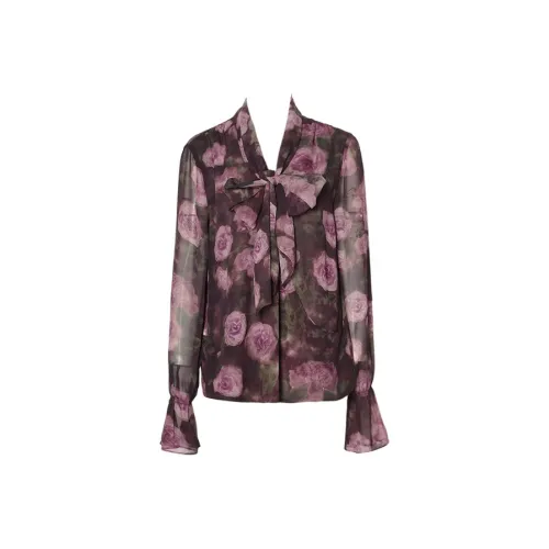 DPLAY Soft Mist Pink Women's Shirts DPLAY Мягкий Mist Розовый Женские Рубашки