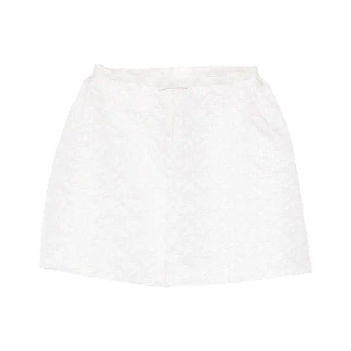 EMPORIO ARMANI FW25 Bowknot Solid Color Texture Moderate Skirt Summer Baby