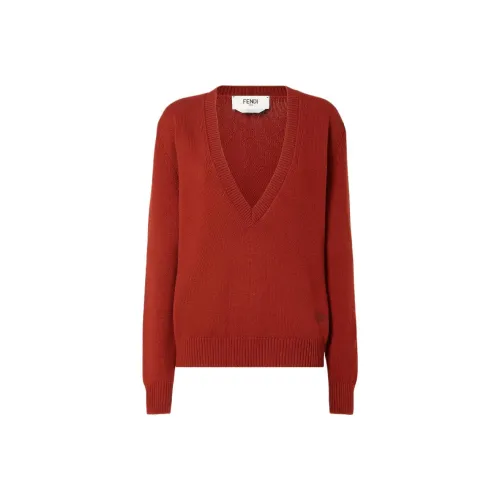 FENDI FW25 Кашемировый свитер женский