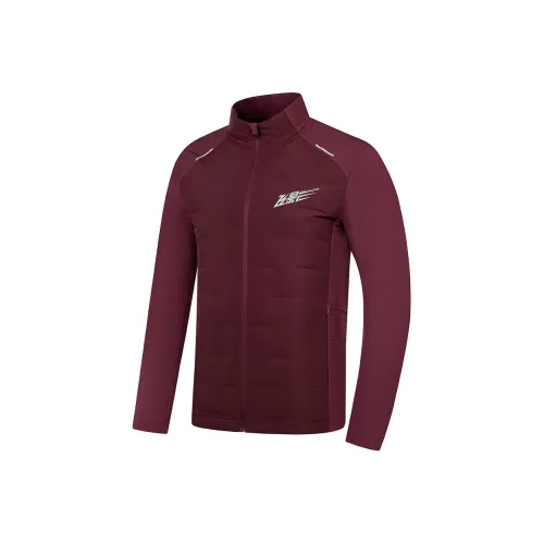 QIAODAN Feiying Пуховик Мужской Каштановый Оболочка Красный