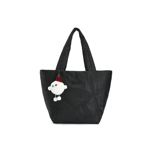 Fila Heritage Ткань Одно плечо Сумка Обычный Женский Глубокий черный