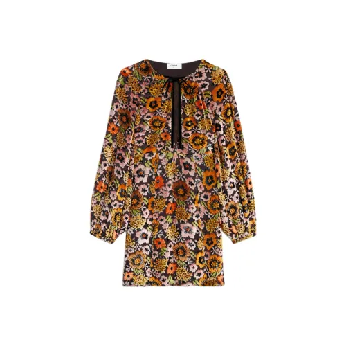 CELINE Длинное платье с длинными рукавами женское