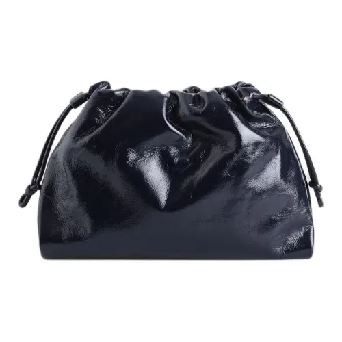 COS Cavatelli Кожа Клатч Сумка через плечо Мини Женская Морской синий