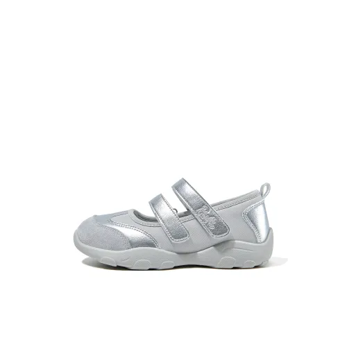 Барби Низкий Топ Kids Lifestyle Shoes Серебряный Дети Возраст 3-7 Лет