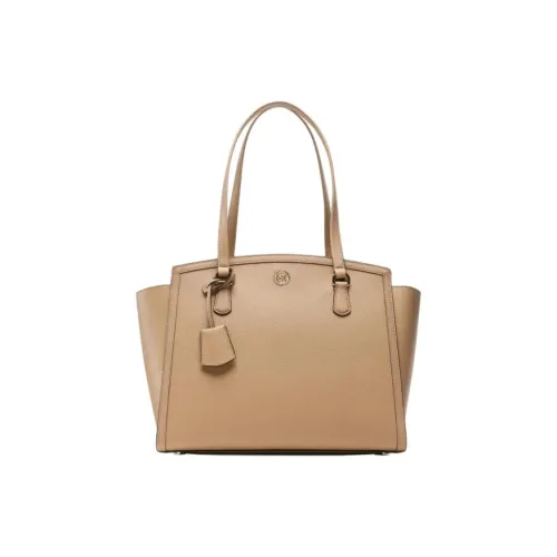 MICHAEL KORS Chantal Зернистая текстура кожа личи кожа сумка-тоут сумка для покупок сумка через плечо сумка большой женский CAMEL