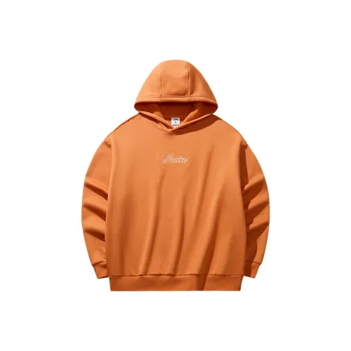 ANTA Свитшот Унисекс Flying Цветочный дизайн Апельсин