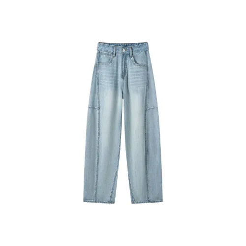 Tonlion Светло-синие Женские Джинсы