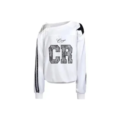 EMDPN Кружево Джерси Толстовка Женские