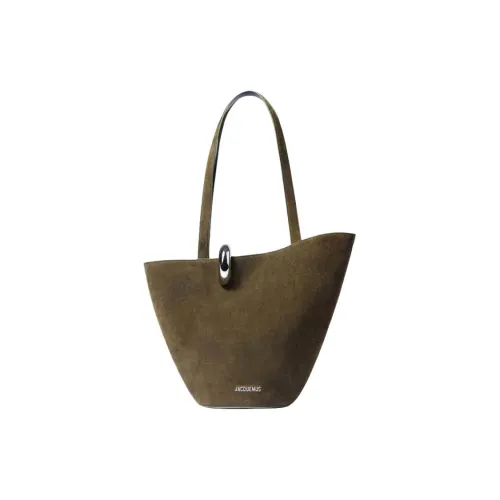 Jacquemus Замша Сумка на плечо Средняя Женская Оливково-зеленая