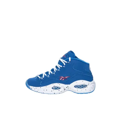 REEBOK Question Mid Топ Детские Баскетбольные кроссовки Синий Унисекс
