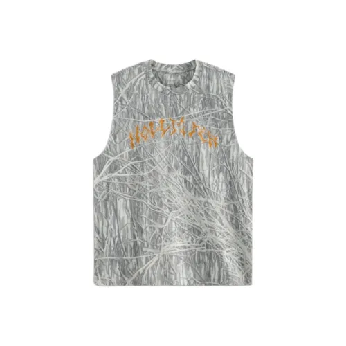 Hollister Мужские майки серого цвета