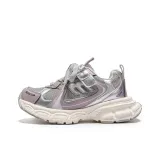 Серебряный/Фиолетовый [Осенний Зимний Кожаный Верх]