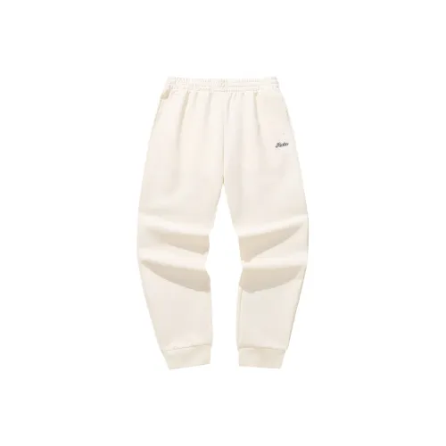 ANTA Вязаные тренировочные брюки женские ванильного цвета