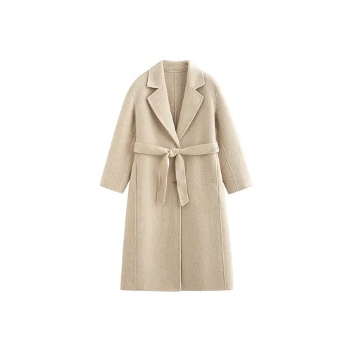 Inman Толстый Текстура Термический Элегантный TREASURE Совместный Бренд Уменьшение Доступный Шерстяной Мода ATMOSPHERE Куртка Женская