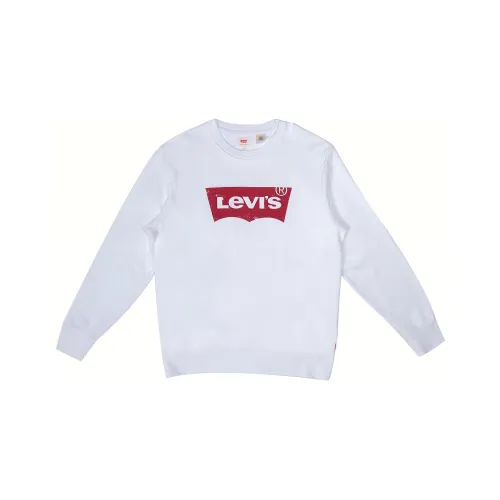Levis Белый Мужской Свитшот