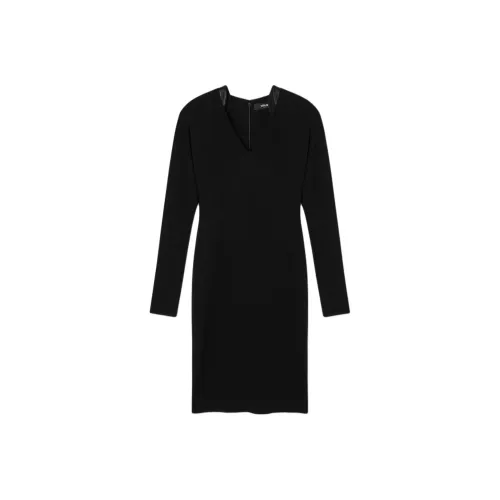 VERSACE Длинное платье с длинными рукавами женское