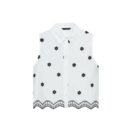 ZARA Белые Женские Рубашки