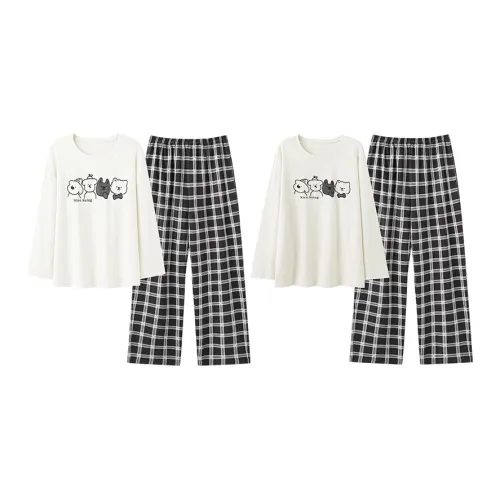 CHUDUAN Изображение Цвет Унисекс Пижамные Комплекты