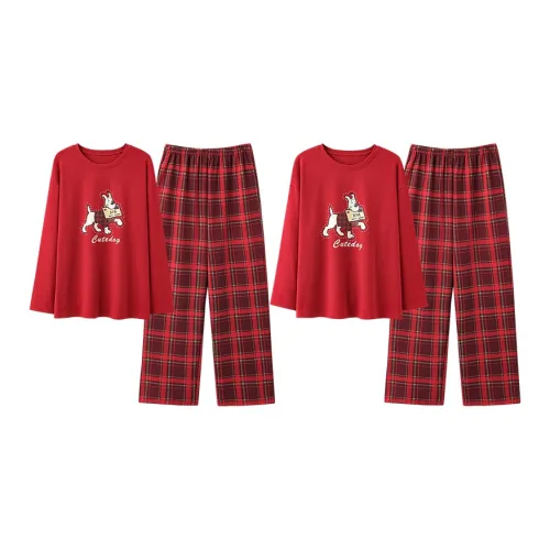 CHUDUAN Изображение Цвет Унисекс Пижамные Комплекты
