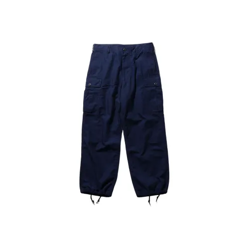 Beams Plus Indigo Мужские Повседневные Брюки