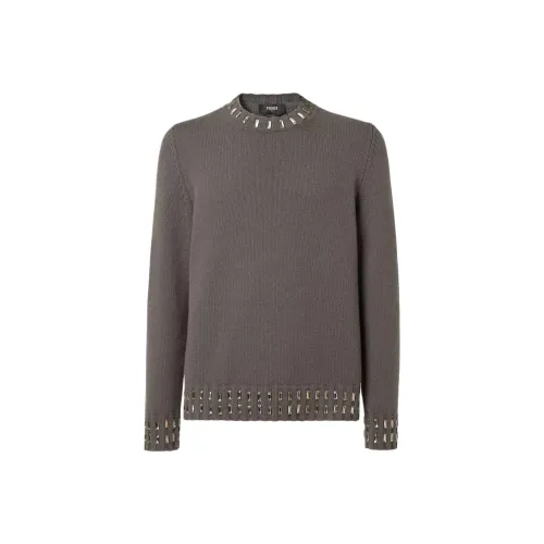 FENDI FW25 Кашемировый свитер мужской