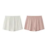 Белый + Туманно-розовый