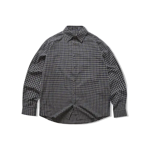 BOTANICA Темно-синие унисекс рубашки