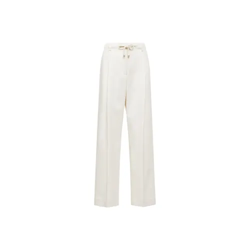 Moncler Белые Женские Повседневные Штаны