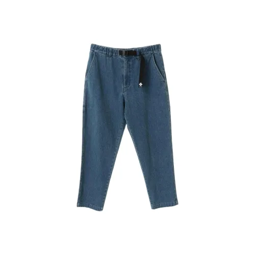 Columbia совместный бренд Синий Унисекс Джинсы