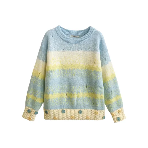 OUBO Синий Женский Трикотаж