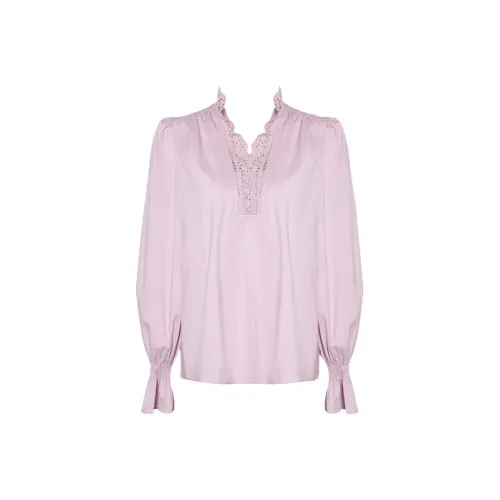 DPLAY Перламутрово-розовые Женские Рубашки