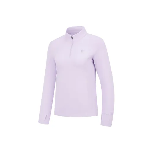 QIAODAN Фиолетовый Монэ Женские T-рубашки