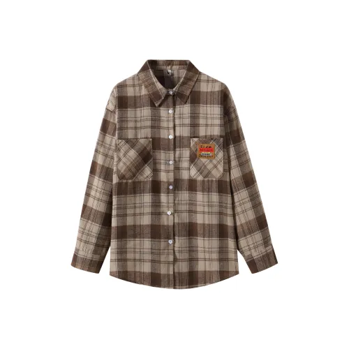 DDXZXIZI Кофе Женские Рубашки