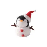 Зимний снеговик пингвин