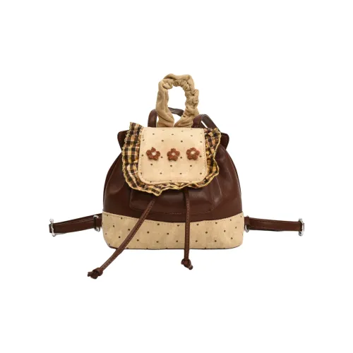 RIVMIND ПУ (полиуретан) Замша Рюкзак Стандартный Женский Коричневый Черный Красный