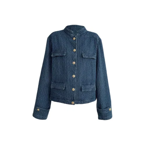 POPO.INFO Blue Women's Jackets POPO.INFO Синий Женские Куртки