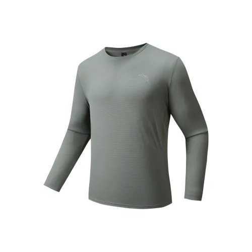 ANTA Running Collection Т-Рубашка Мужская Дымчатый Зеленый