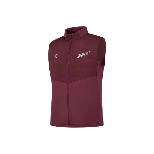 QIAODAN Feiying Жилет Мужской Каштановый Оболочка Красный