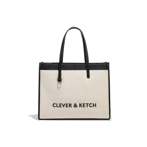 CLEVER KETCH ПУ (полиуретан) Тоут Сумка Сумка для покупок Сумка на плечо Стандартная Женская Экрю