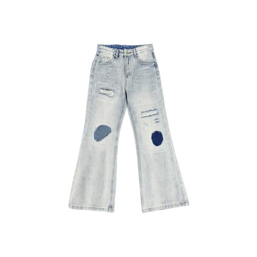 PGKZ Светло-синие унисекс джинсы