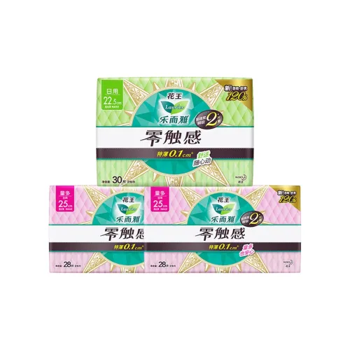 Laurier ZERO Touch Full Cycle Daily Use Facial Салфетка Combo Set Освежающий 80 Шт