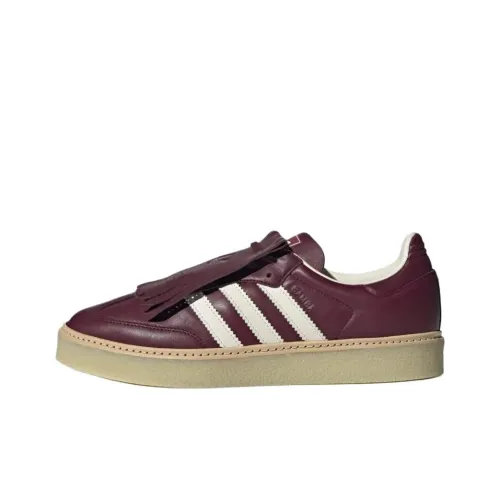 Adidas Originals Samba Скейтборд Кроссовки Унисекс Красный Белый
