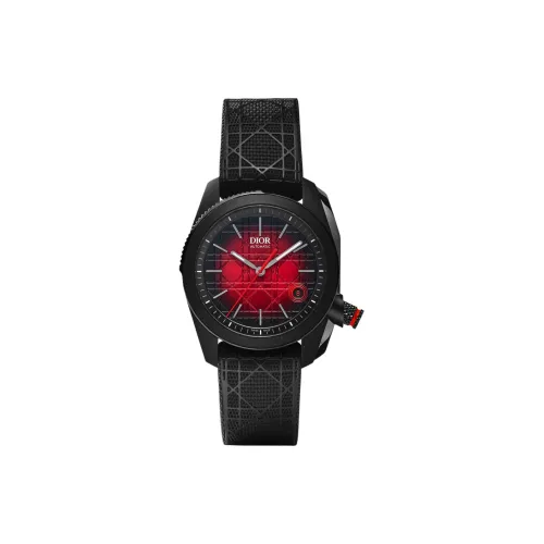 DIOR CHIFFRE ROUGE Коллекция Наручные часы Автоматический Механический Механизм Резиновый Ремешок 38 мм Красный Циферблат Унисекс