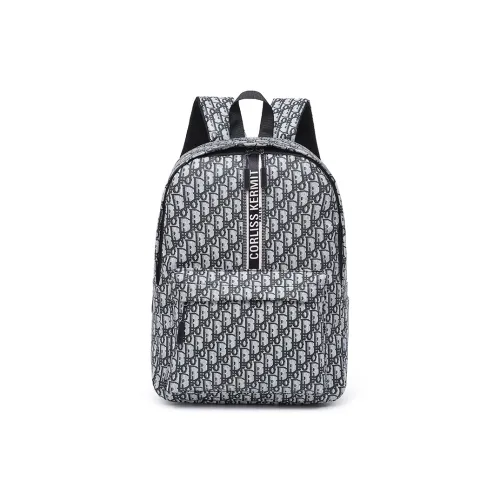 GKY Холст Рюкзак Унисекс Черный Белый