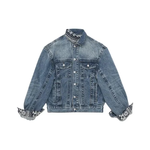 XIAOLIZI Синий Унисекс Джинсовые куртки